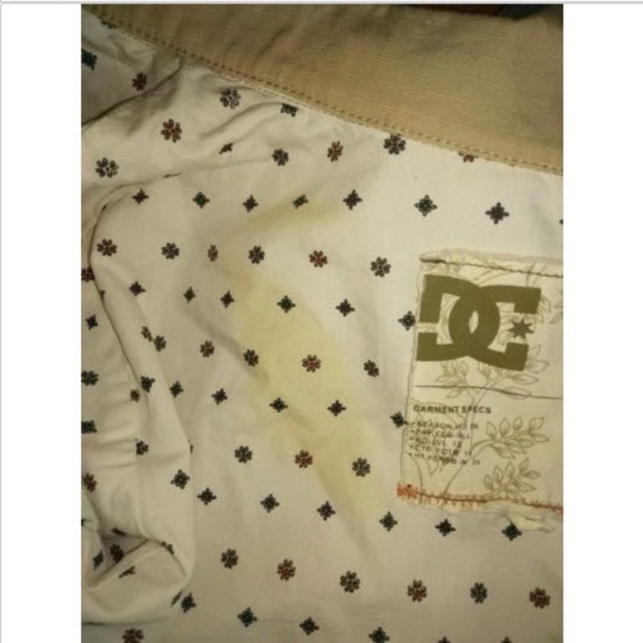 DC Jacket Sz S Beige Military Style Women's - Picture 8 of 8